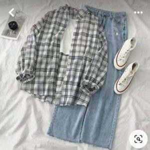 Girls Party Chiffon Top full combo set