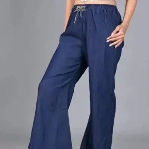Casual Women's and Girl's Denim Jean's/ Denim Plazzo/ Denim Pant Everyday Comfort