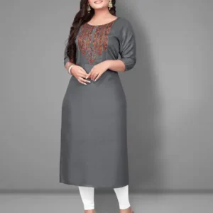 Chitrarekha Women Plus Size Rayon Kurti